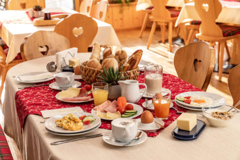 Frühstücksbuffet im Haus Reichelt