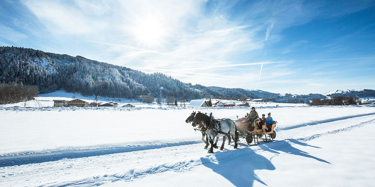 Pferdeschlittenfahrten - Winterurlaub in Radstadt, Ski amadé